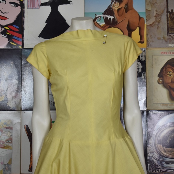 SOLD Vintage 40s Bobbie Brooks A Line Midi Dress - Picture 4 of 11